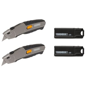 2-Pack Autoloading Utility Knives + 50 blades.